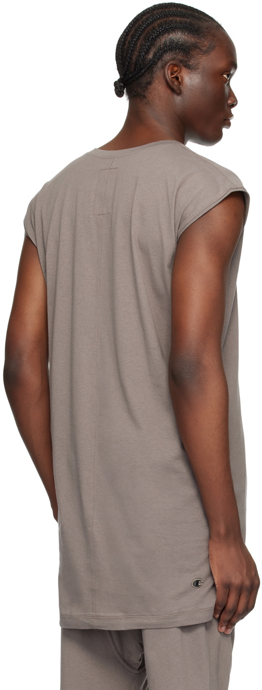 Rick Owens Gray Champion Edition Dylan T-Shirt Rick Owens