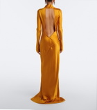 Tove Gio silk satin gown