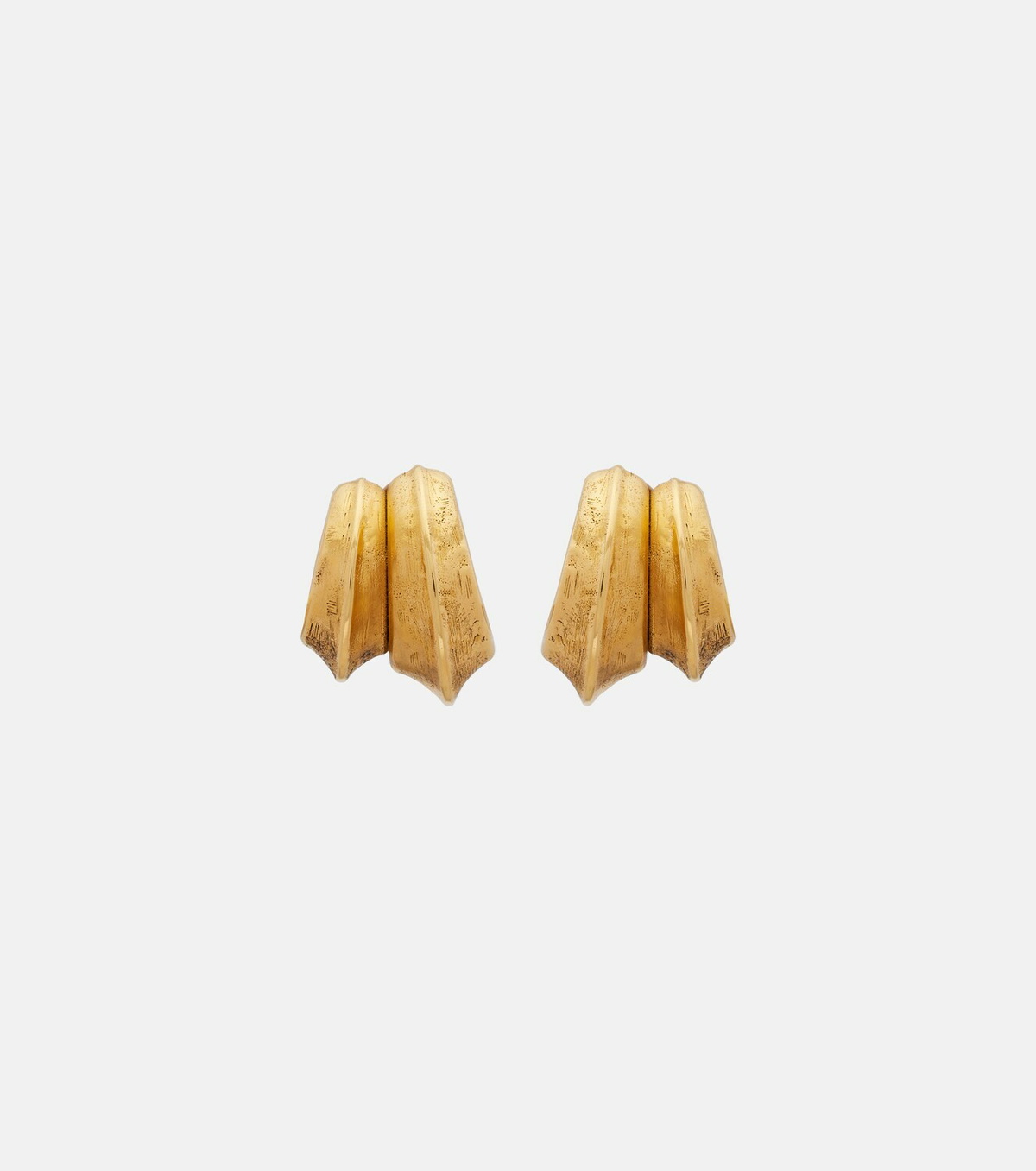 Saint Laurent Double Blade clip-on earrings