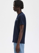 Fred Perry T Shirt Blue   Mens