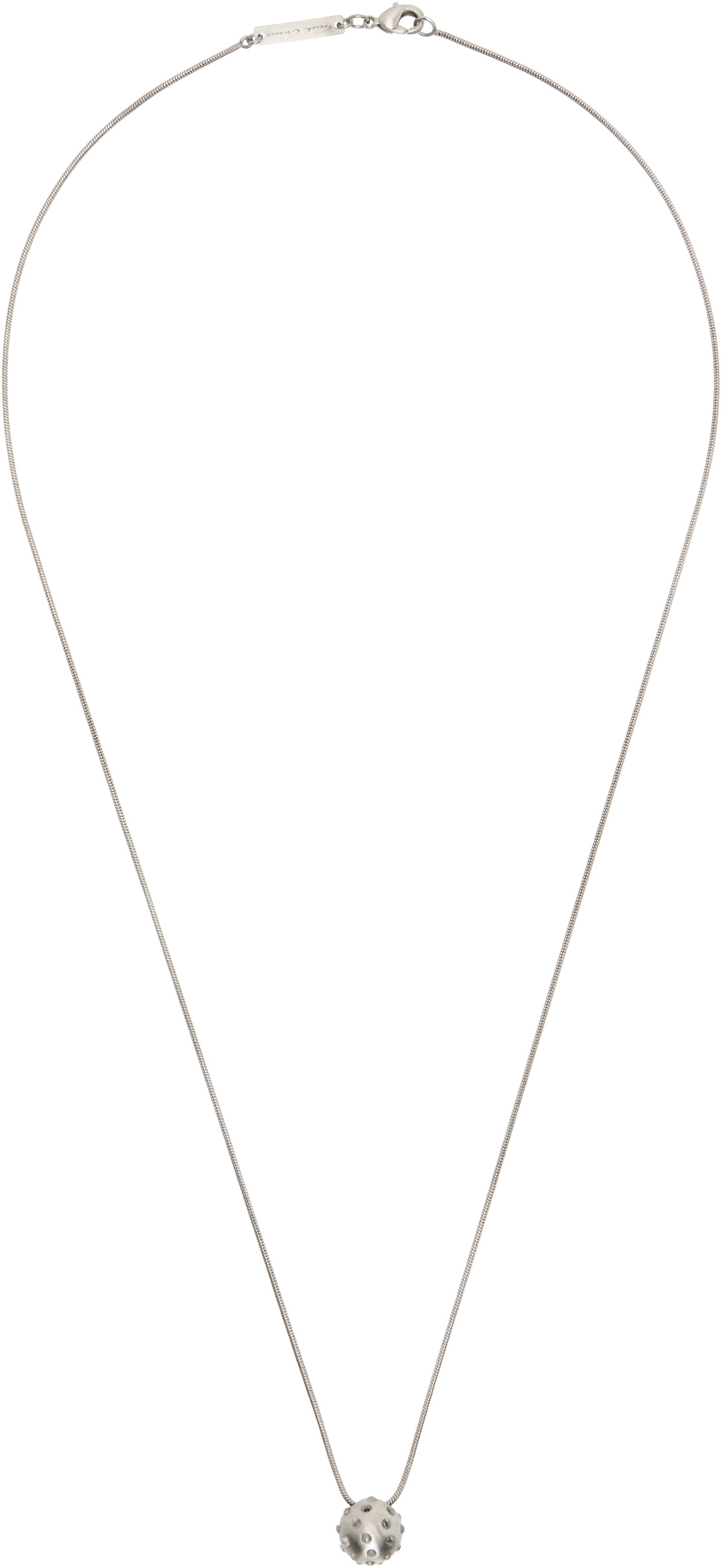 Rick Owens Temple Mini Orb Pendant Necklace