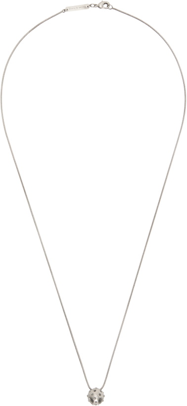 Photo: Rick Owens Temple Mini Orb Pendant Necklace