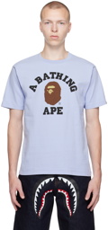 BAPE Blue Pigment College T-Shirt