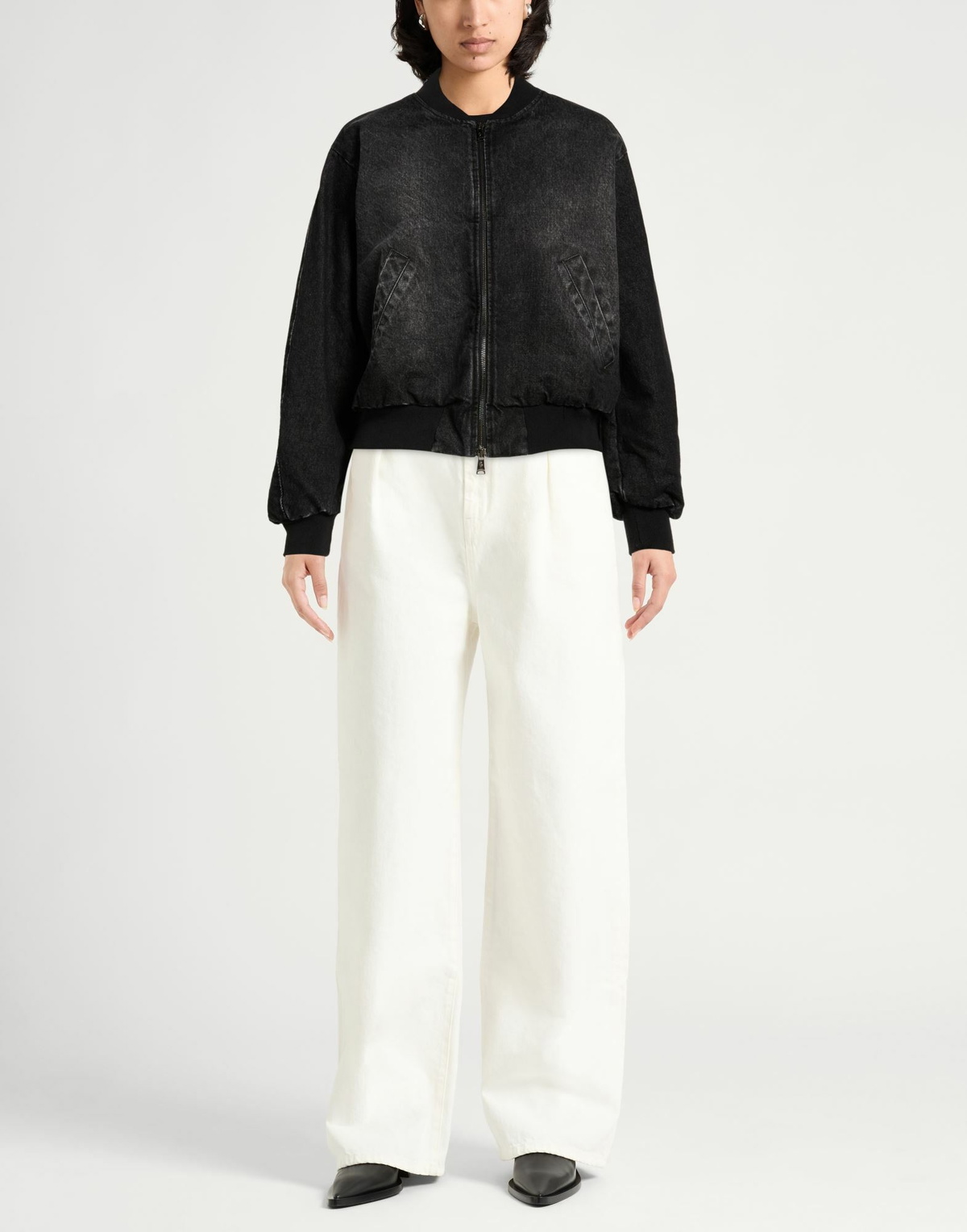 Crossley Womens Denim outerwear in Black