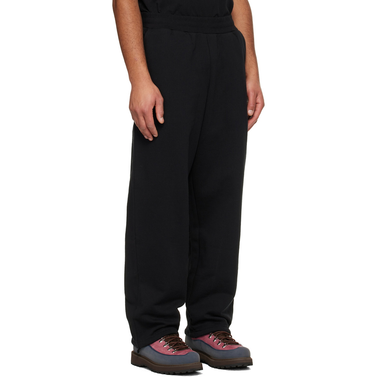 Dime Black Cursive Small Logo Sweatpants