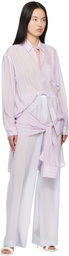 Alexander Wang Blue & Pink Pre-Styled Boxer Trousers