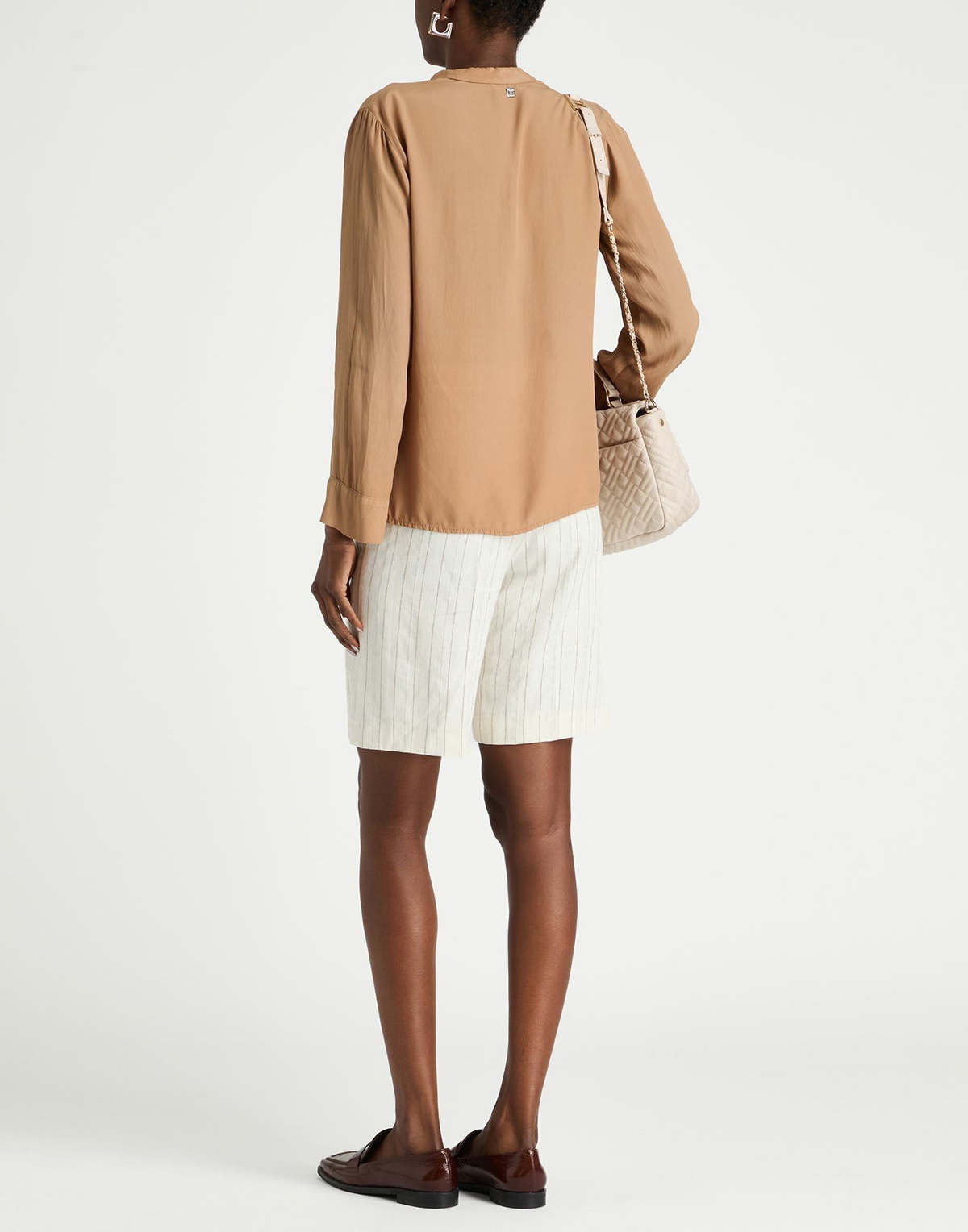 Manila Grace Womens Top Khaki