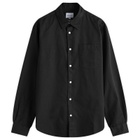 Norse Projects Men's Osvals Twill Button Down Shirt in Black