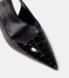 Paris Texas Lidia 105 leather slingback pumps