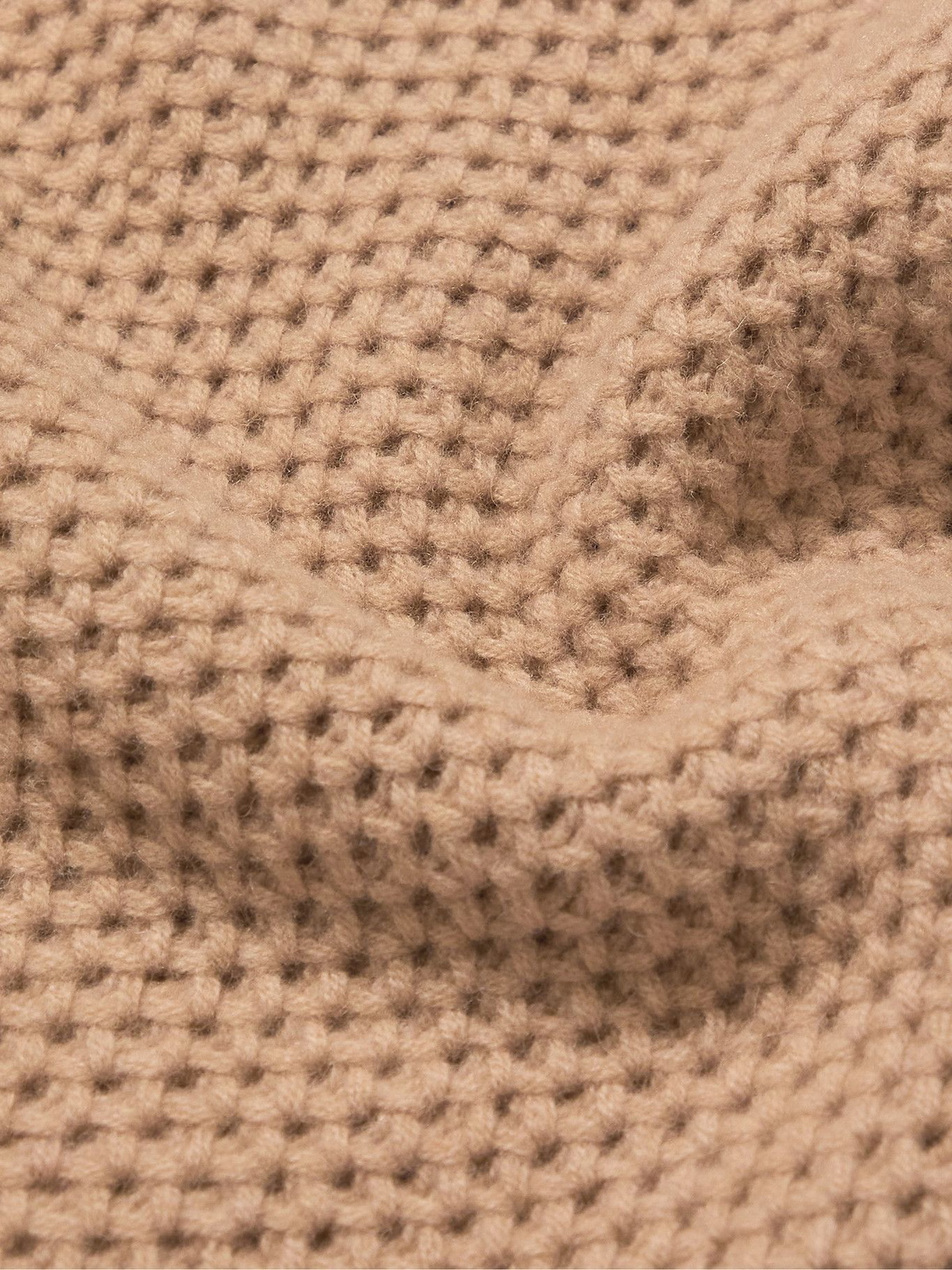 MP Massimo Piombo - Waffle-Knit Wool Sweater - Brown