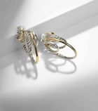 David Yurman DY Mercer® 18kt gold and silver earrings with diamonds