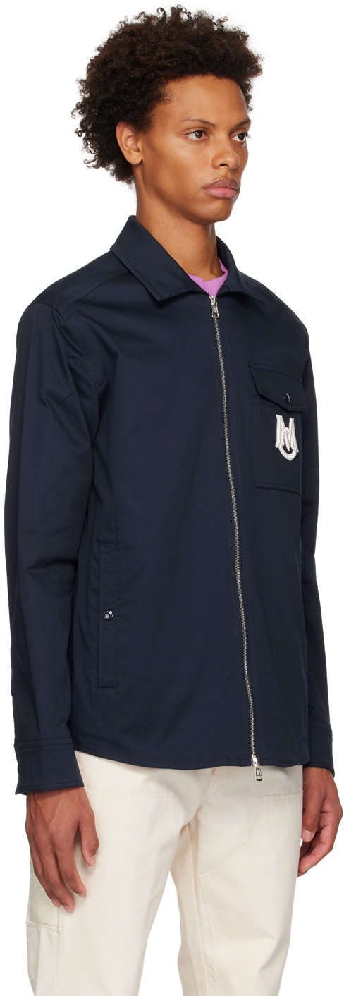 Moncler Navy Camicia Jacket Moncler