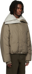 Entire Studios Khaki Kelly Down Jacket
