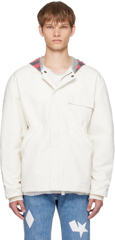 Photo: Stefan Cooke Off-White Rugby Hood Work Jacket