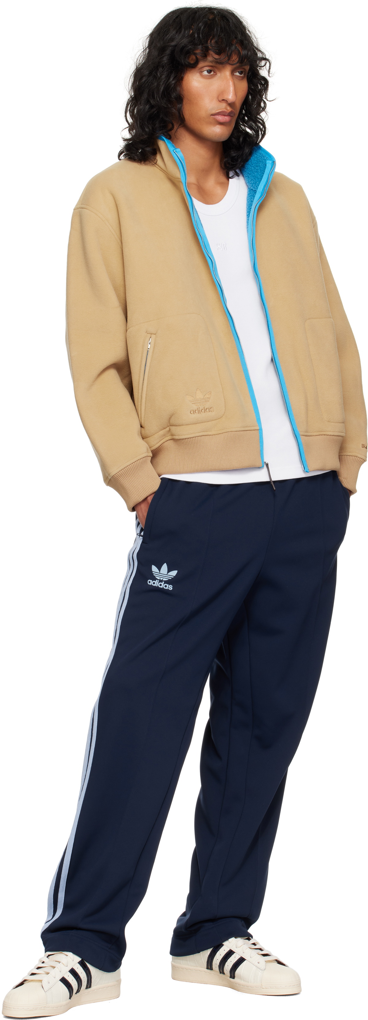 Wales Bonner Navy adidas Originals Edition Fleece Track Pants