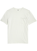 Paige Ramirez Striped Cotton T-shirt White