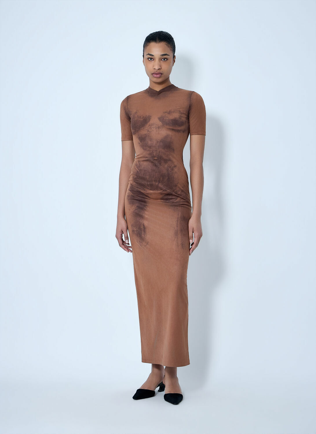 Acne Studios Short Sleeve Maxi Dress