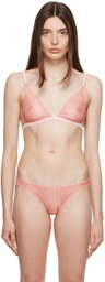 Kiki de Montparnasse Pink Striped Bra