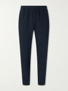 Les Tien - Tapered Garment-Dyed Cotton-Jersey Sweatpants - Black
