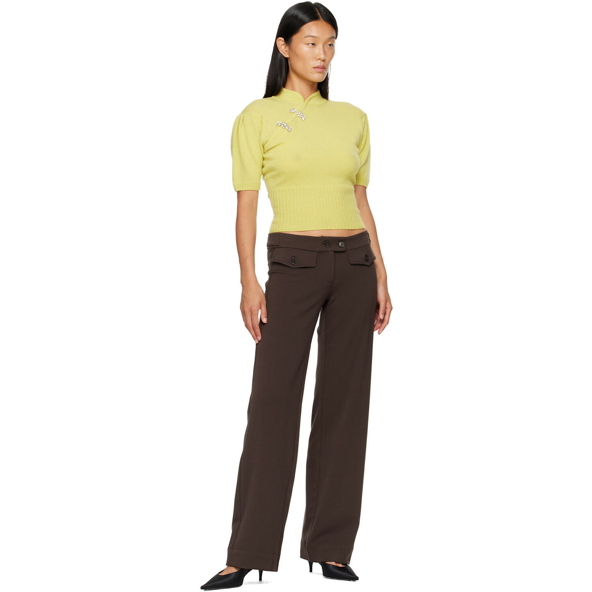 Gimaguas Brown Pili Trousers