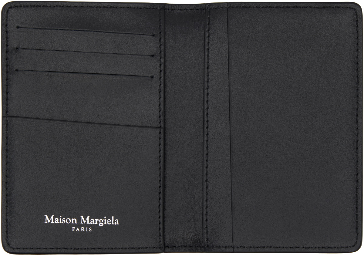 Maison Margiela Black Four Stitches Card Holder
