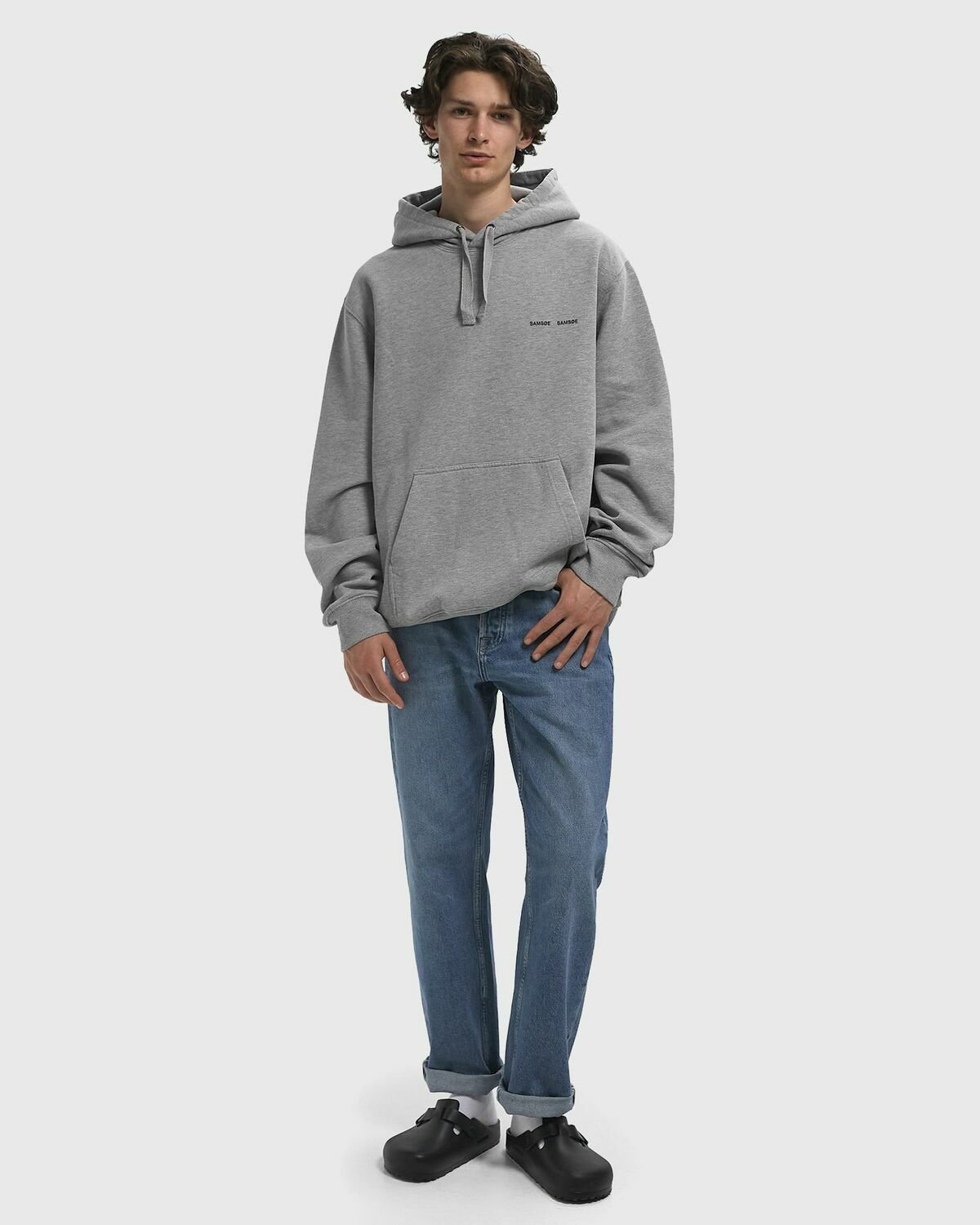 Samsøe & Samsøe NORSBRO HOODIE Grey Mens Hoody