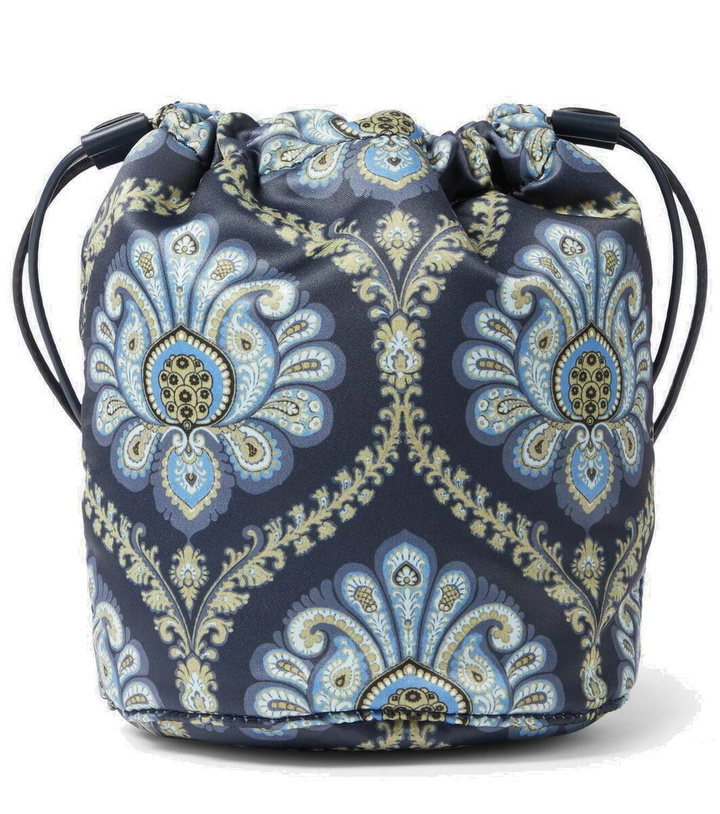 Photo: Etro Printed satin clutch