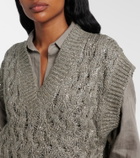 Brunello Cucinelli Sequined sweater vest