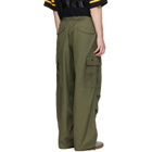 WTAPS Green MILT0001 Cotton Canvas Cargo Pants