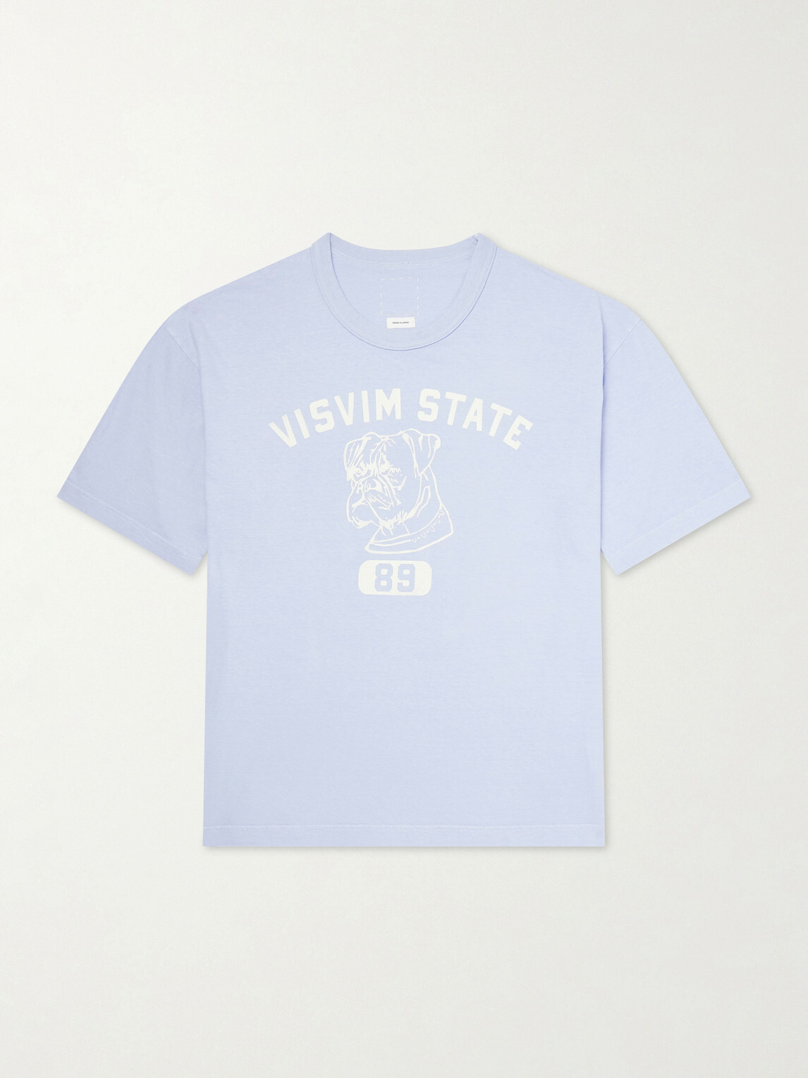 Visvim - Jumbo Printed Cotton-Jersey T-Shirt - Blue