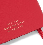 Smythson - Panama Cross-Grain Leather Notebook - Red