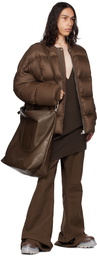 Rick Owens Brown Jumbo Balloon Tote