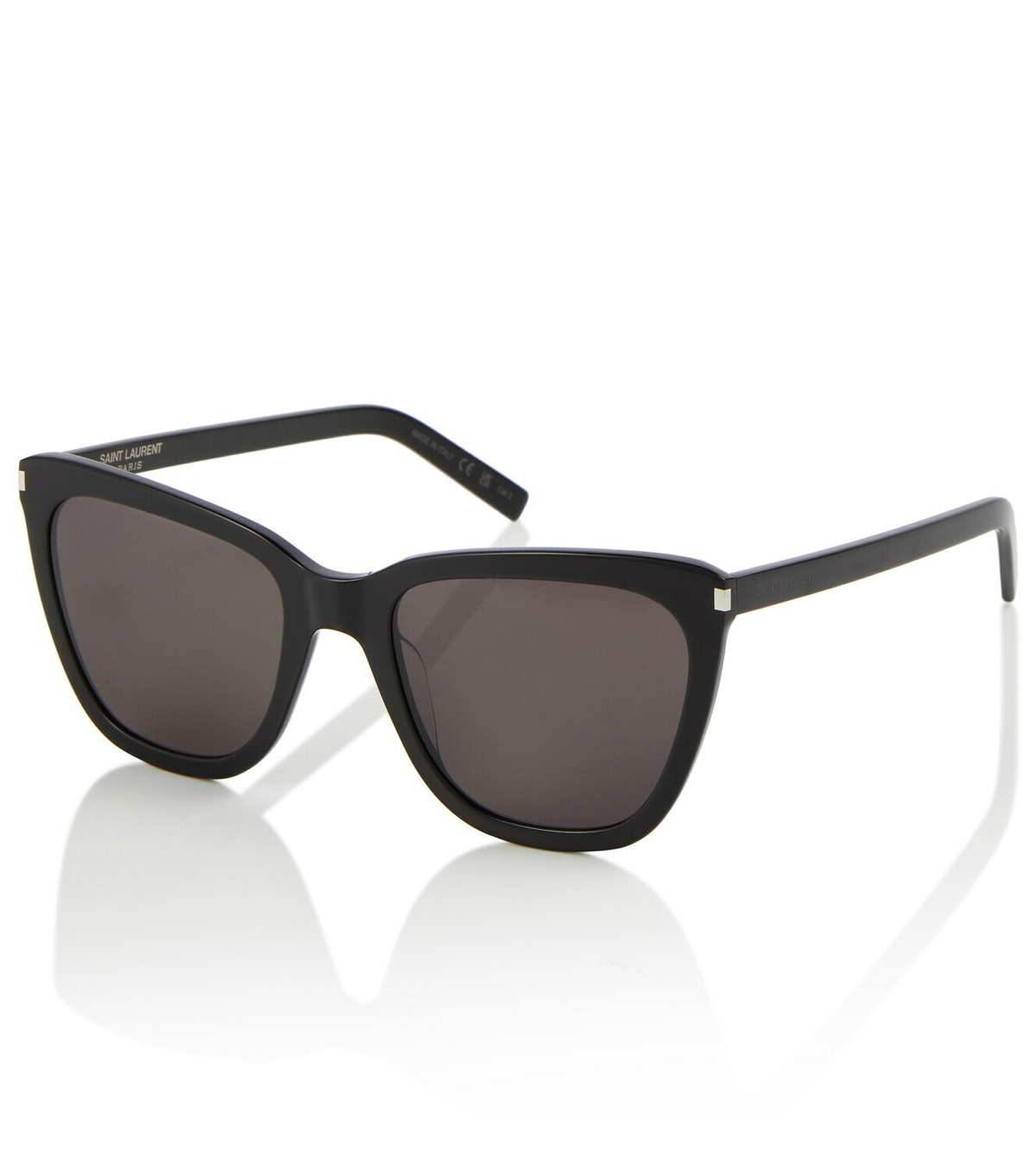 Lunettes De Soleil Cat Eye Saint Black Laurent - 54 Mm - Noir - Neuf En Boîte