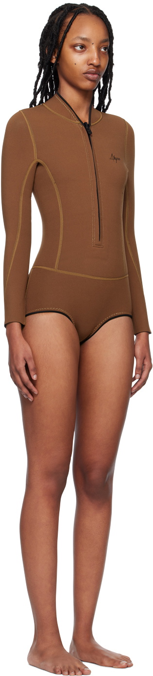 ABYSSE Brown Lotte One-Piece Wetsuit
