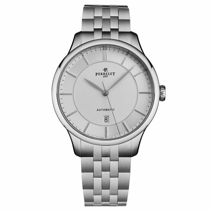 Photo: Perrelet First Class Silver-tone Dial Mens Watch A1073/8