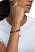 Diesel Two-tone stainless steel chain bracelet - Bracelets - Unisex - Silver