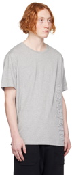 Balmain Gray Reflective T-Shirt