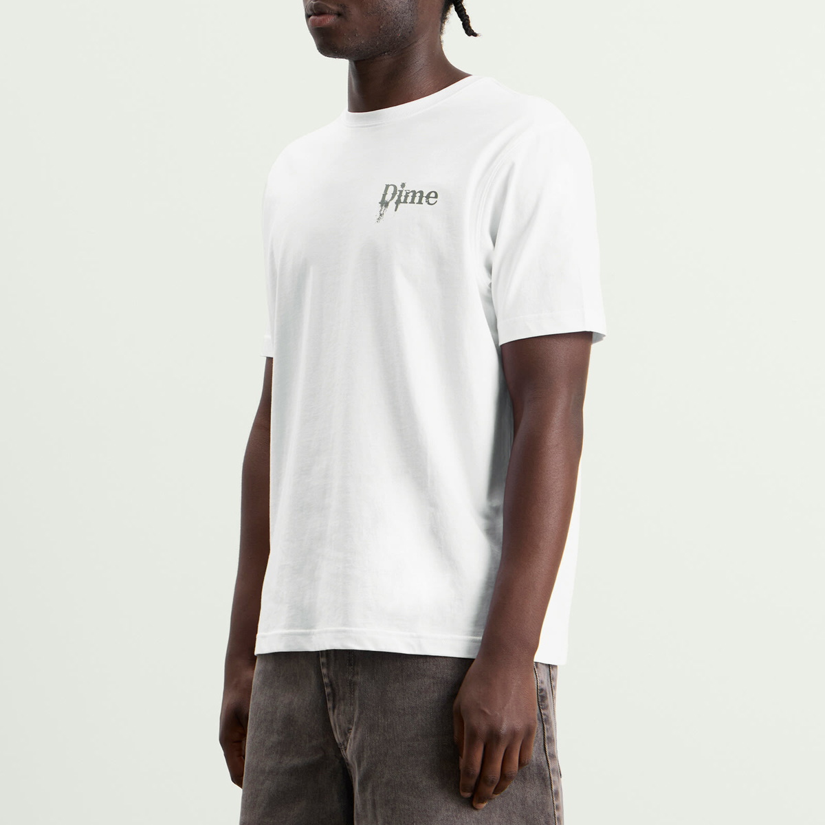 Dime Men's Challenged T-Shirt in White