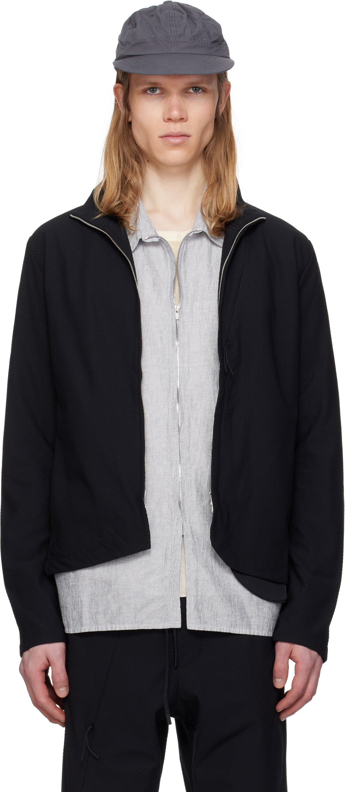 POST ARCHIVE FACTION × On POST ARCHIVE FACTION (PAF) Black 8.0 Right Track Jacket Post