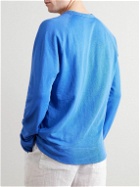 James Perse - Cotton-Jersey Sweatshirt - Blue