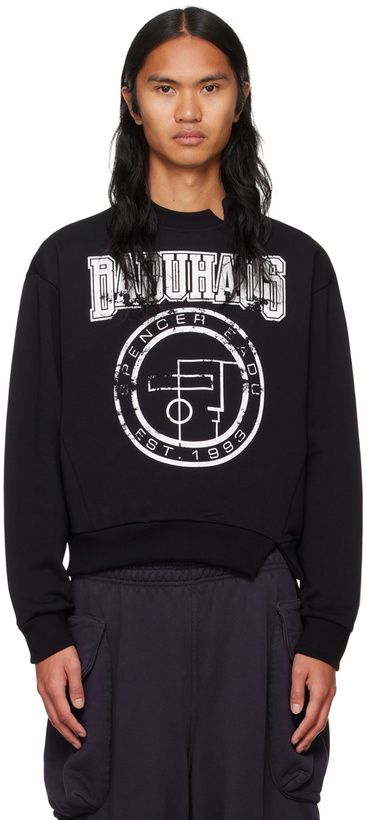 Photo: SPENCER BADU Black 'Badhaus' Sweatshirt
