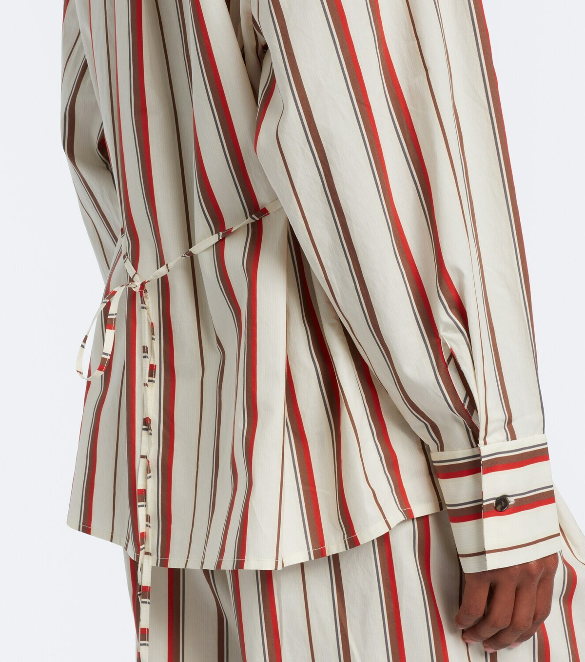 SIR Alva striped cotton shirt