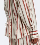SIR Alva striped cotton shirt