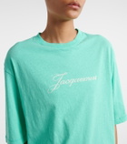 Jacquemus Logo cotton and hemp jersey T-shirt