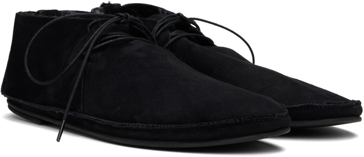 The Row Black Tyler Lace Up Derbys