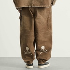 MASTERMIND WORLD Men's Wide Fit Duck Painter Pants in Dark Brown