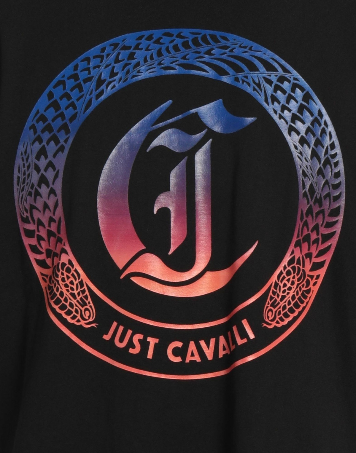 Just Cavalli Mens T-shirt in Black