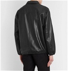 Neighborhood - Leather Blouson Jacket - Black