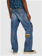 MARNI - Straight Cotton Denim Jeans W/mohair