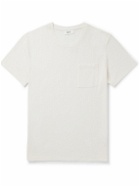 NN07 - Clive 3323 Waffle-Knit Cotton and TENCEL™ Modal-Blend T-Shirt - Neutrals